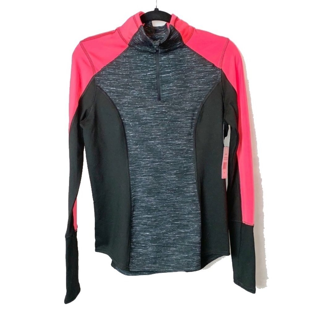 ACTIVE LIFE 90 Degree by Reflex 1/4 Zip Compression Top M